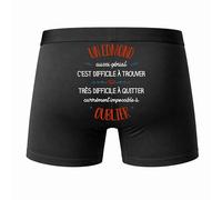 Planetee Caleçon Un Edmond Aussi génial Taille M - Dos - Humour Boxer Coton Motif Métier Idée Cadeau Anniversaire Noël Homme
