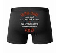 Planetee Caleçon Un Jean-Claude Aussi génial Taille S - Dos - Humour Boxer Coton Motif Métier Idée Cadeau Anniversaire Noël Homme