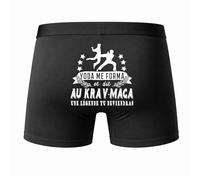 Planetee Caleçon Yoda Te Forma Krav maga Taille M - Dos - Humour Boxer Coton Motif Métier Idée Cadeau Anniversaire Noël Homme