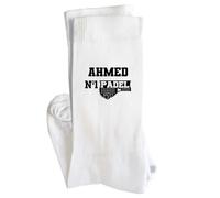 Planetee Chaussettes Ahmed Numéro 1 Padel Taille 36-40- Idée Cadeau Originale Homme, Cadeau Fête des Pères, Noël ou Anniversaire