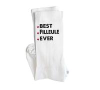 Planetee Chaussettes Best Filleule Ever Taille 37-40 | Cadeau Fantaisie Original Drôle Anniversaire Noël Humour
