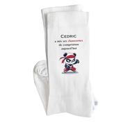 Planetee Chaussettes Cedric En mode compétition Taille 41-45 | Cadeau Original pour Hommes Fantaisie Insolites Anniversaire Beauf Noël Humour