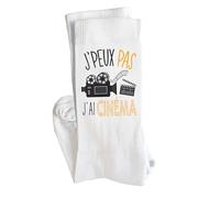 Planetee Chaussettes Cinéma Taille 41-45 | Cadeau Fantaisie Original Drôle Anniversaire Noël Humour