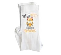 Planetee Chaussettes Frédéric Bas les pattes Chien shiba Taille 41-45 | Cadeau Original pour Hommes Anniversaire Noël Humour