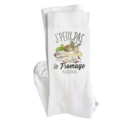 Planetee Chaussettes Fromage Taille 37-40 | Cadeau Fantaisie Original Drôle Anniversaire Noël Humour