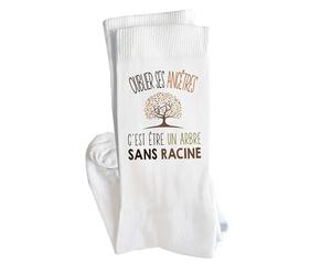 Planetee Chaussettes Généalogie Taille 41-45 | Cadeau Fantaisie Original Drôle Anniversaire Noël Humour