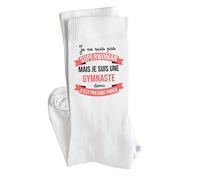 Planetee Chaussettes Gymnaste Superwomen Taille 37-40 | Cadeau Original Femme Anniversaire Noël Humour