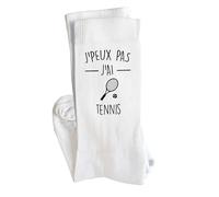 Planetee Chaussettes J_Peux Pas J_Ai Tennis Taille 41-45 | Cadeau Fantaisie Original Drôle Anniversaire Noël Humour