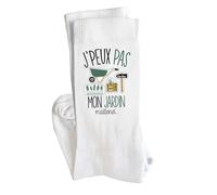 Planetee Chaussettes J_Peux Pas Petanque Taille 37-40 | Cadeau Fantaisie Original Drôle Anniversaire Noël Humour