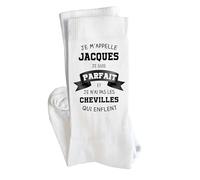Planetee Chaussettes Jacques Parfait Taille 41-45 | Cadeau Original pour Hommes Anniversaire Noël Humour