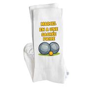 Planetee Chaussettes Marcel en a une sacrée paire Taille 41-45 | Cadeau Original pour Hommes Fantaisie Insolites Anniversaire Beauf Noël Humour