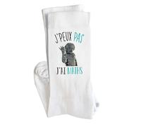 Planetee Chaussettes Maths Einstein Taille 41-45 | Cadeau Fantaisie Original Drôle Anniversaire Noël Humour