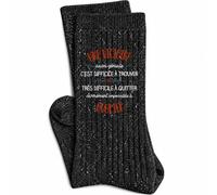 Planetee Chaussettes Pailletées Noires Une Victoire aussi géniale, c'est difficile à trouver, très difficile à quitter, carrément impossible à oublier