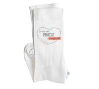 Planetee Chaussettes Princesse Irremplaçable Taille 36-40 - Femme Drôles et Insolites - Cadeau Original et Humour - Anniversaire, Noël, Fête des Mères