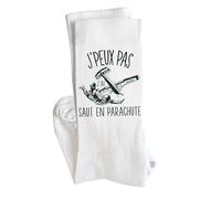 Planetee Chaussettes Saut En Parachute Taille 41-45 | Cadeau Fantaisie Original Drôle Anniversaire Noël Humour