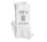 Planetee Chaussettes Signe Gémeaux Taille 37-40 | Cadeau Fantaisie Original Drôle Anniversaire Noël Humour