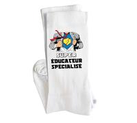 Planetee Chaussettes Super ÉDUCATEUR SPÉCIALISÉ Taille 41-45 | Cadeau Original pour Hommes Anniversaire Noël Humour