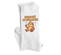 Planetee Chaussettes Surdoué Du Dimanche Humoristiques Homme Taille 37-40 - Cadeau Original et Drôle pour Collègue, Famille ou Ami - Idée Cadeau Insolite Anniversaire, Noël, Secret Santa