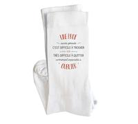 Planetee Chaussettes Une Prof aussi géniale Taille 36-40 - Femme Drôles et Insolites - Cadeau Original et Humour - Anniversaire, Noël, Fête des Mères