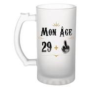 Planetee Chope de bière 30 ans Humour | Idée Tasse Cadeau Homme Famille Anniversaire Noël Pinte cervoise