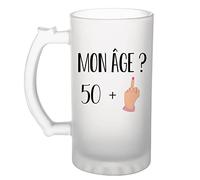 Planetee Chope de bière 51 ans Humour| Idée Tasse Cadeau Femme Famille Anniversaire Noël Pinte cervoise