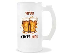 Planetee Chope de bière Pipou Chope-moi | Pinte Couple Saint Valentin Anniversaire Cadeau Romantique