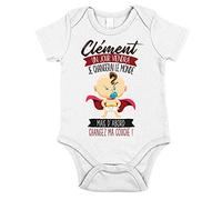 Planetee Clément | Un Jour Je changerai Le Monde | Body avec Manche pour bébé garçon