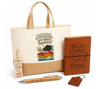 Planetee Coffret Cadeau Aïkido Pourquoi je perds | Sac Cabas Coton et Jute 18 L, Carnet, Stylo Bambou, Porte-Clés, Marque-Page | 5 Pièces Gravées | Anniversaire Noël