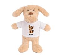 Planetee Doudou Peluche Chien Yorkshire Terrier : Chibi | Peluche Bébé avec T-Shirt Imprimé 15 cm | Cadeau Propriétaire Chien Naissance Baby Shower Baptême | Fille Garçon Mixte