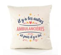 Planetee Housse de Coussin Ambulancières Les Autres et toi