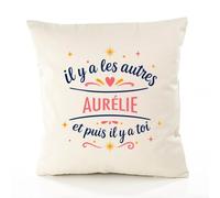 Planetee Housse de Coussin Aurélie Les Autres et toi