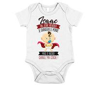 Planetee Isaac | Un Jour Je changerai Le Monde | Body avec Manche pour bébé garçon