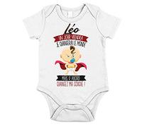 Planetee Léo | Un Jour Je changerai Le Monde | Body avec Manche pour bébé garçon