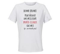Planetee Maillot de Sport Femme Marie-Claude Ca n'existe Pas - T-Shirt Respirant Polyester Manches Courtes - Cadeau Sportive Anniversaire Noël Fête des Mères