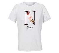 Planetee Maillot de Sport Femme Nesrine Lettre - T-Shirt Respirant Polyester Manches Courtes - Cadeau Sportive Anniversaire Noël Fête des Mères