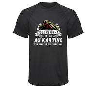 Planetee Maillot de Sport Homme Karting Une Legende Tu Deviendras - T-Shirt Respirant Polyester Manches Courtes - Cadeau Sportif Anniversaire Noël Fête des Pères - Taille M