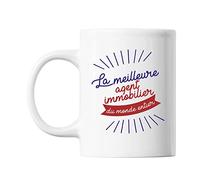 Planetee Mug Agent immobilier Femme Métier Meilleure de France