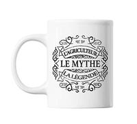 Planetee Mug Agriculteur Le Mythe la Légende blanc