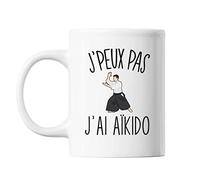 Planetee Mug Aikido j'peux pas Blanc