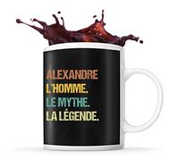 Planetee Mug Alexandre Mythe Légende Vintage | Tasse Prénom Cadeau Anniversaire Humour