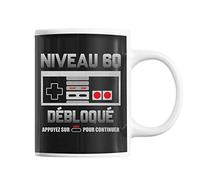 Planetee Mug Anniversaire 60 ans Gamer