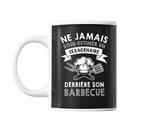 Planetee Mug Barbecue Sexagénaire Homme 60 ans