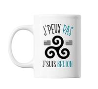 Planetee Mug Breton j'peux pas Blanc
