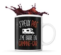 Planetee Mug Camping car j'peux pas Noir