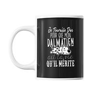 Planetee Mug Dalmatien Je travaille dur