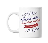 Planetee Mug Educateur sportif Homme Meilleur de France Métier