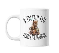 Planetee Mug Il en faut peu pour être heureux - Référence Baloo
