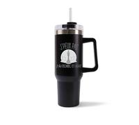 Planetee Mug Isotherme 1,2L - Je peux pas échecs échec et mat Noir - Bouteille avec Anse, Paille et Couvercle - Idée Cadeau Gourde Personnalisée