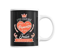 Planetee Mug Julie La Princesse | Tasse Prénom