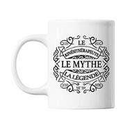 Planetee Mug Kinésithérapeute Le Mythe la Légende blanc